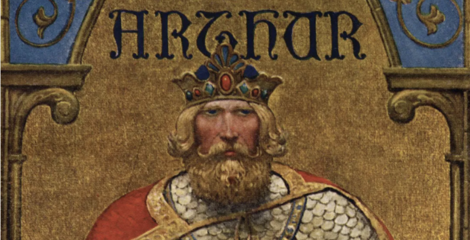 Arturos Rex (King Arthur) on his thrown