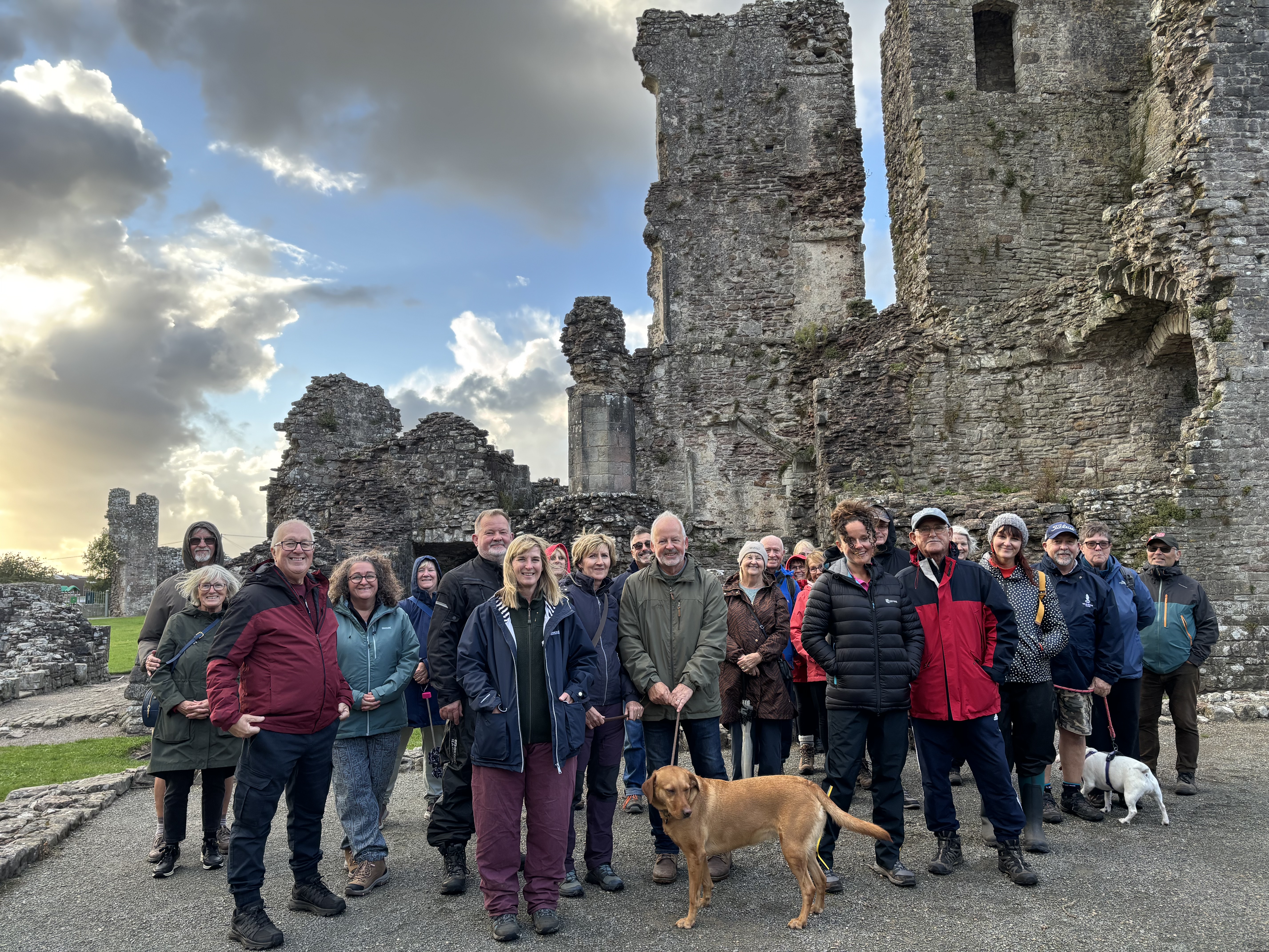 Coity Castle on the Glamorgan History walks 2025